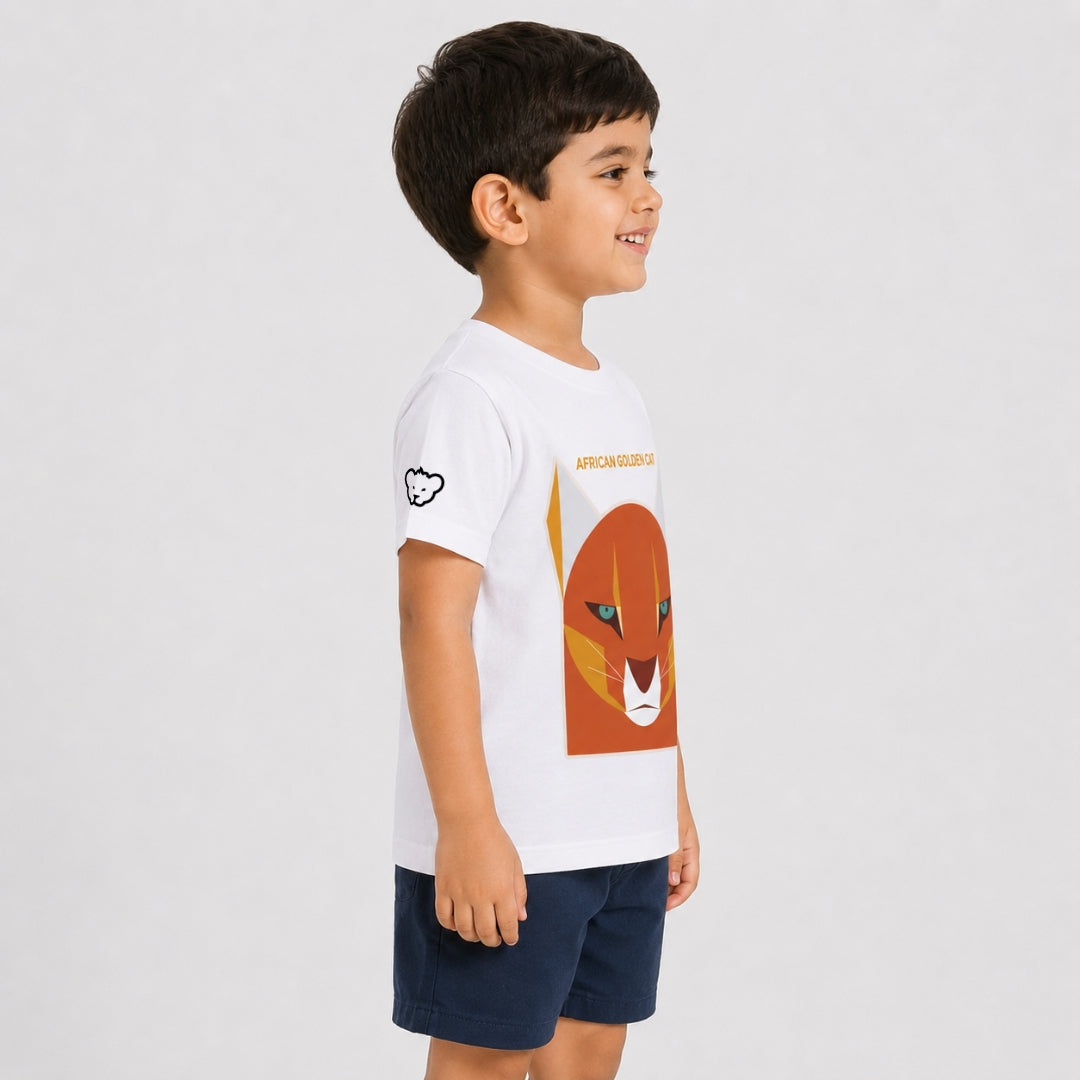African Cat T Shirt for Kids