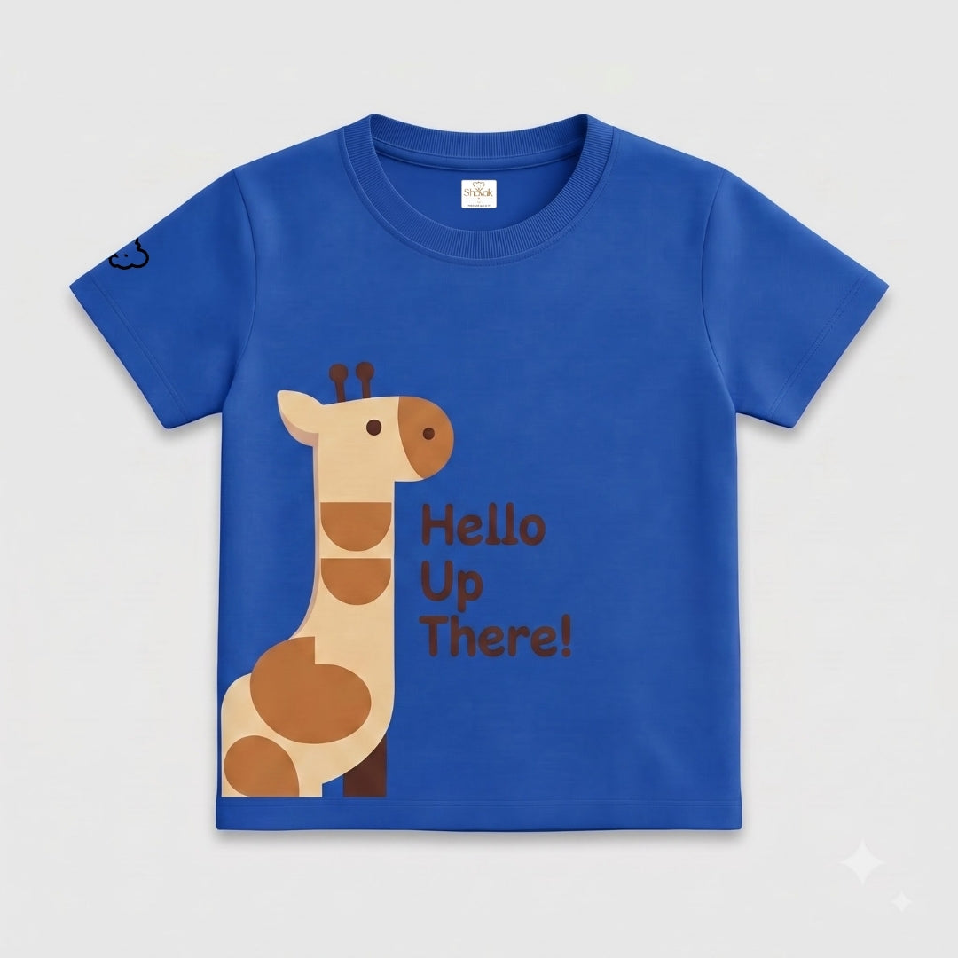 Giraffe Half T shirt for Kids