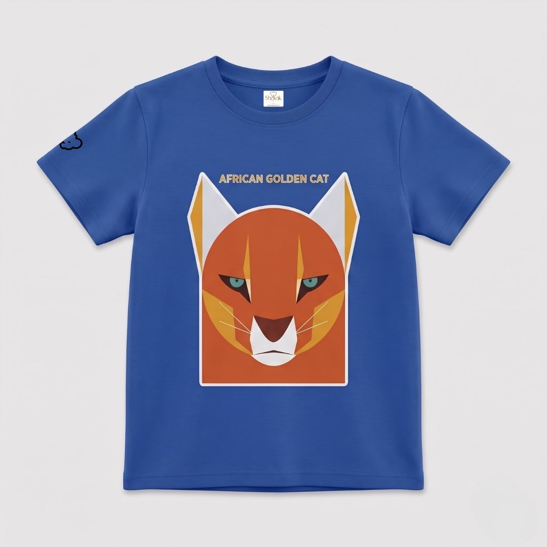 African Cat T Shirt for Kids