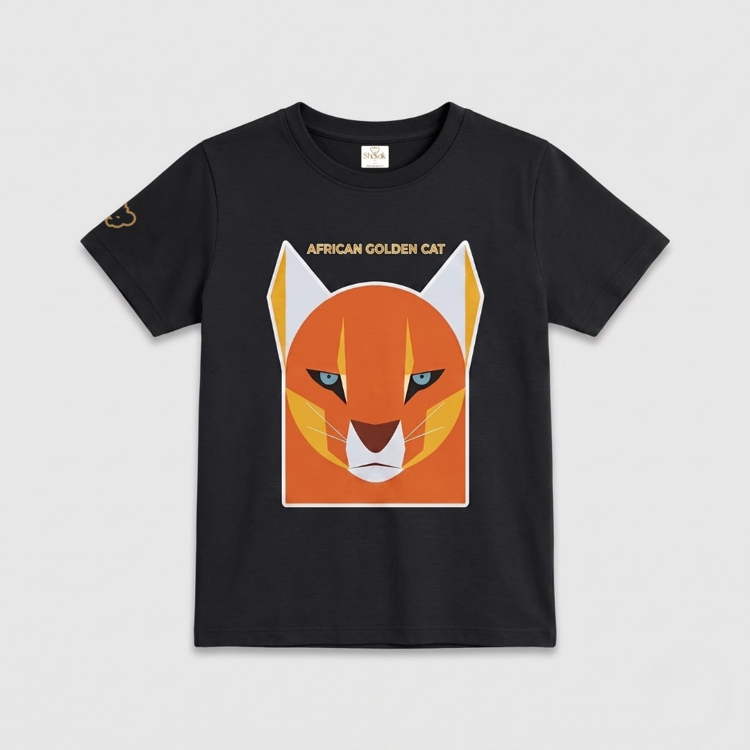 African Cat T Shirt for Kids