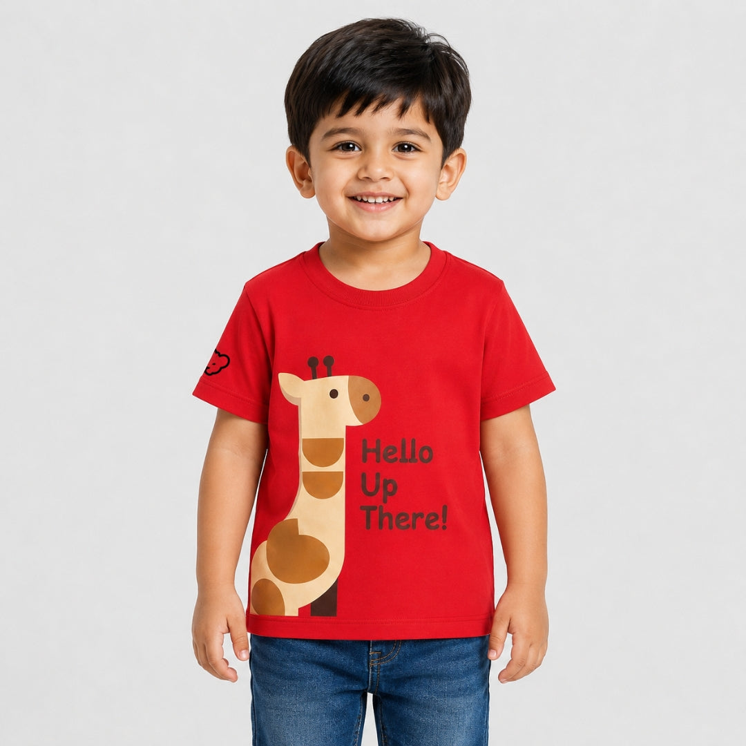 Giraffe Half T shirt for Kids