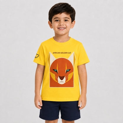 African Cat T Shirt for Kids