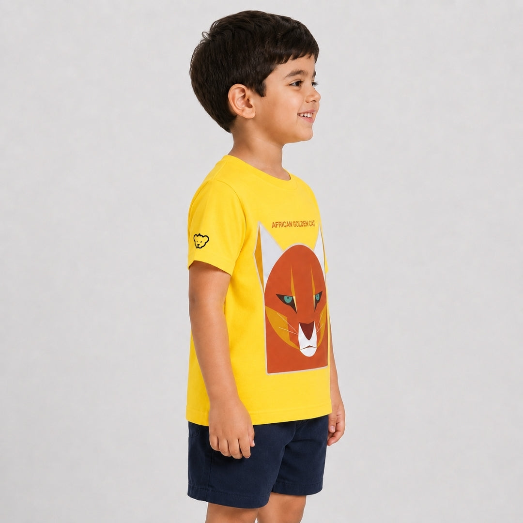 African Cat T Shirt for Kids