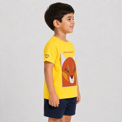 African Cat T Shirt for Kids