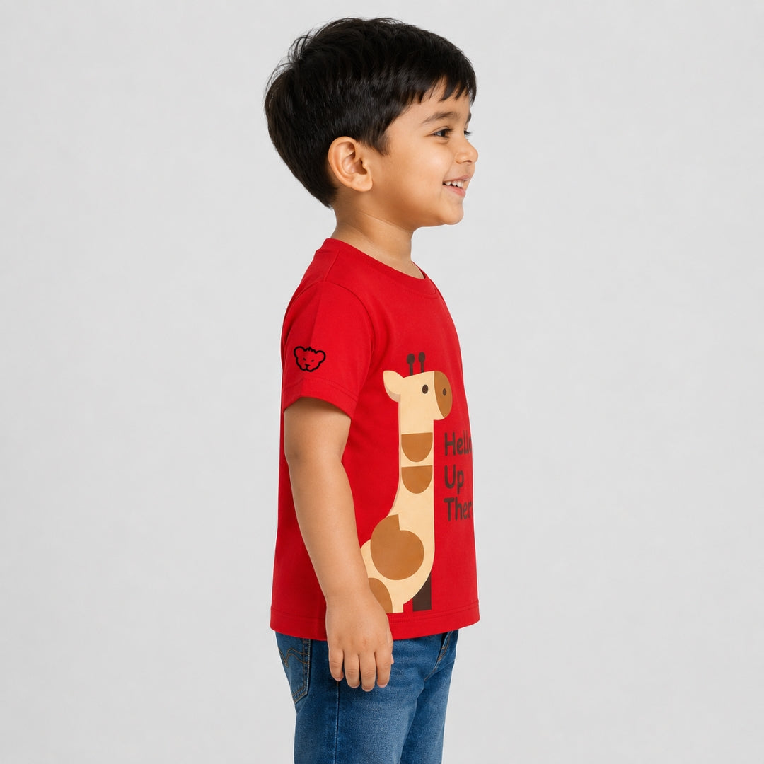Giraffe Half T shirt for Kids
