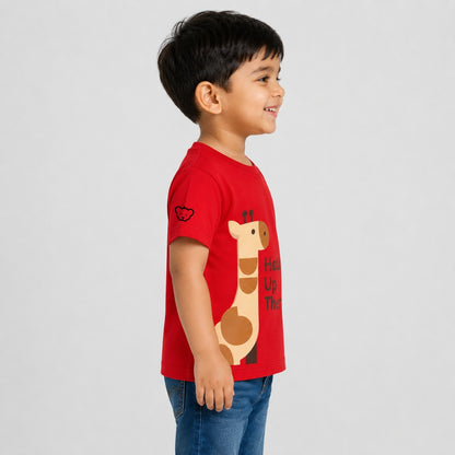 Giraffe Half T shirt for Kids