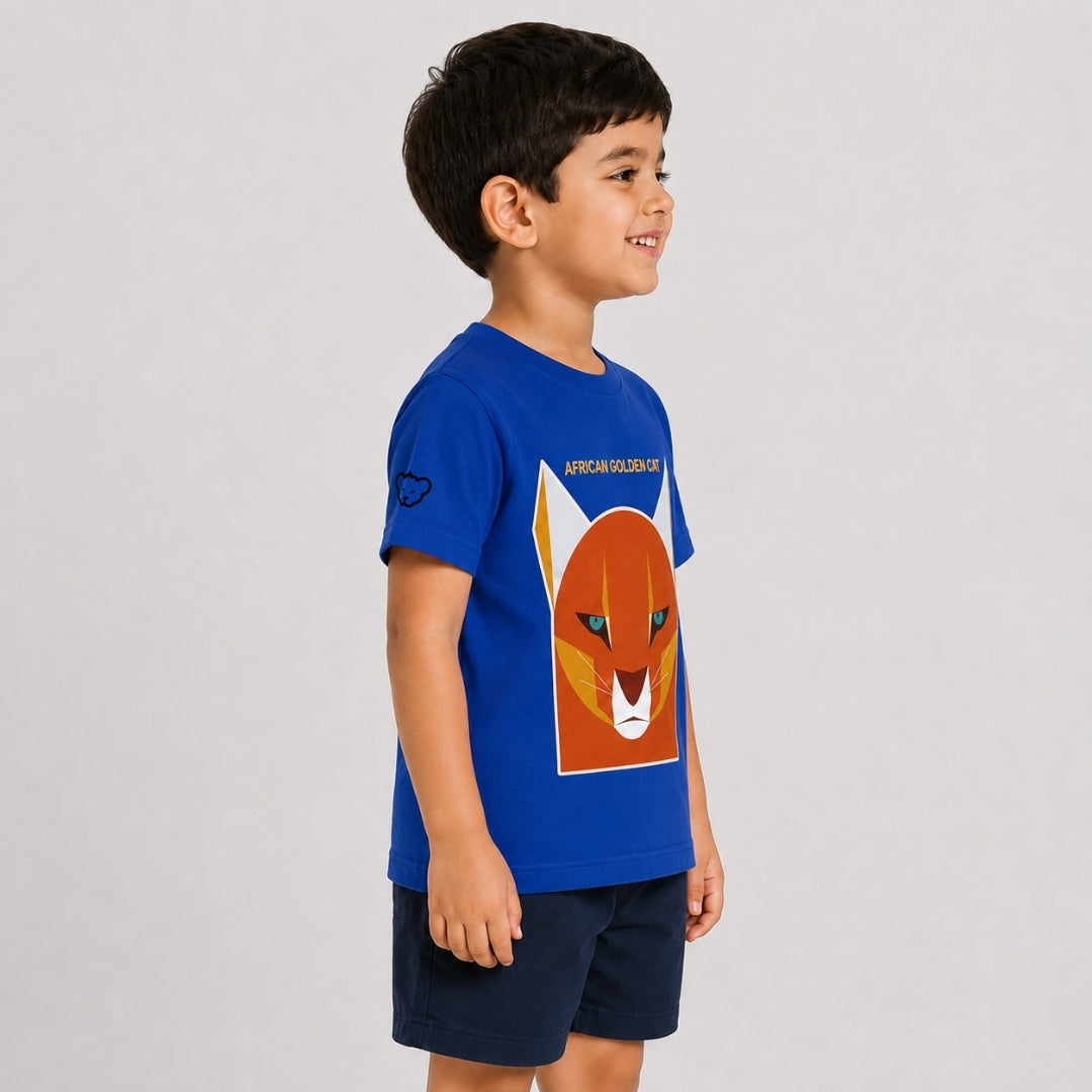 African Cat T Shirt for Kids