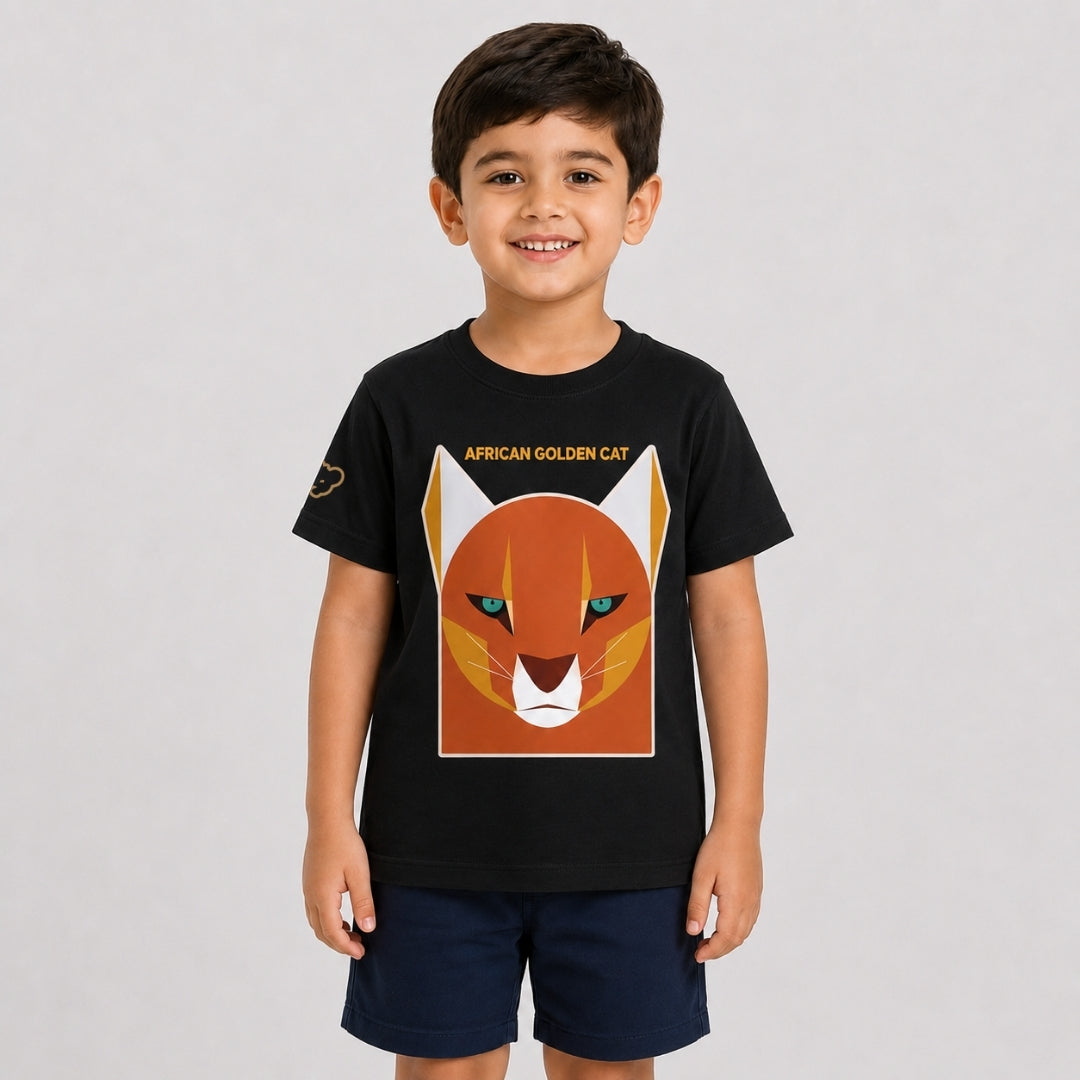 African Cat T Shirt for Kids