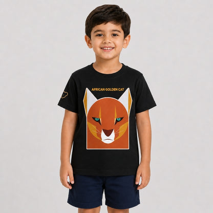 African Cat T Shirt for Kids