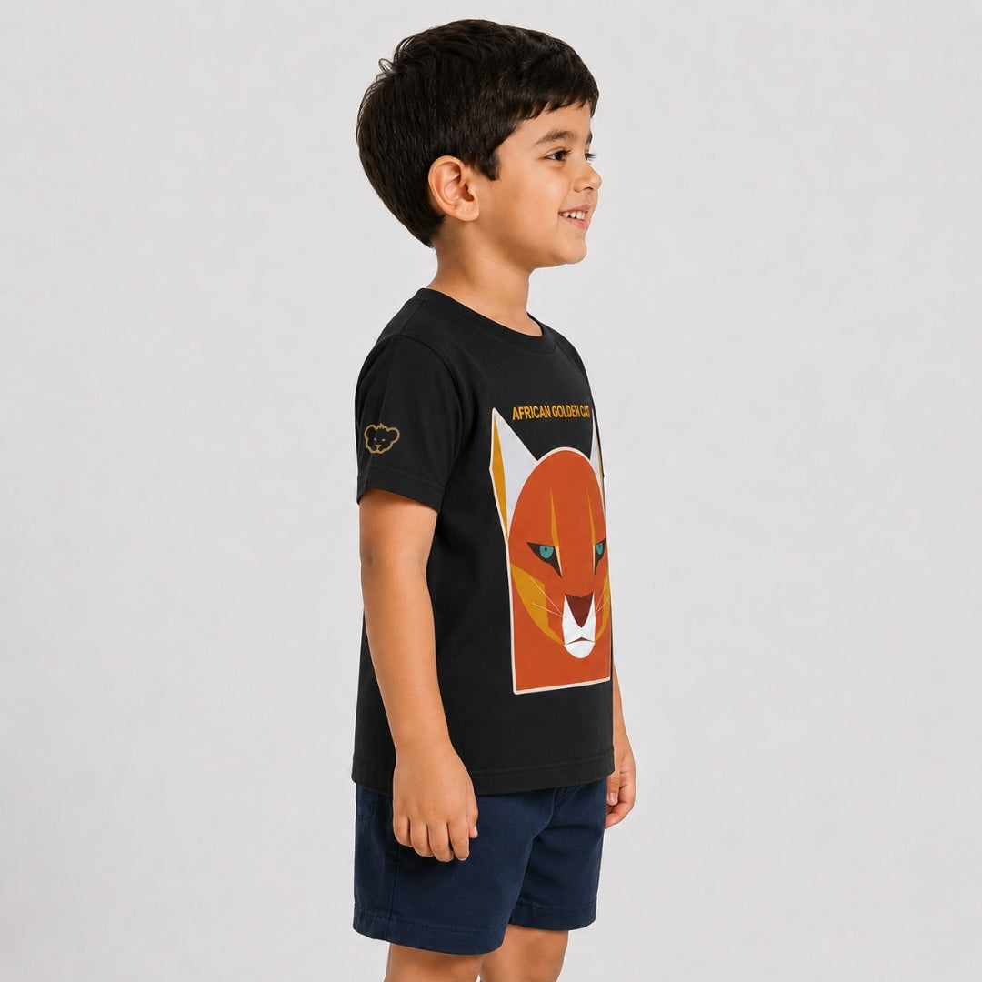 African Cat T Shirt for Kids