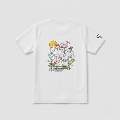 The Bird Back Print T shirt for Kids