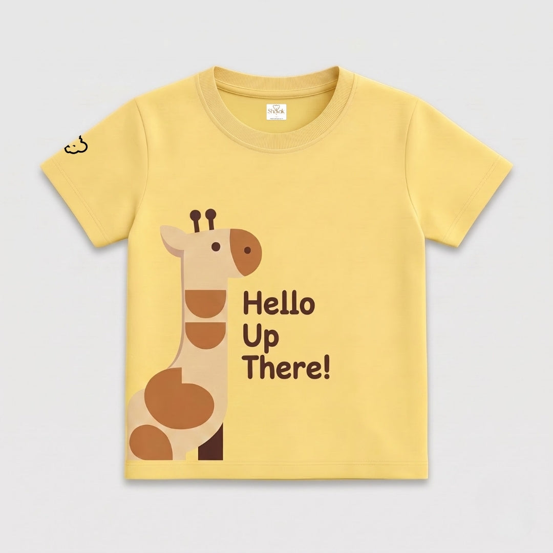 Giraffe Half T shirt for Kids