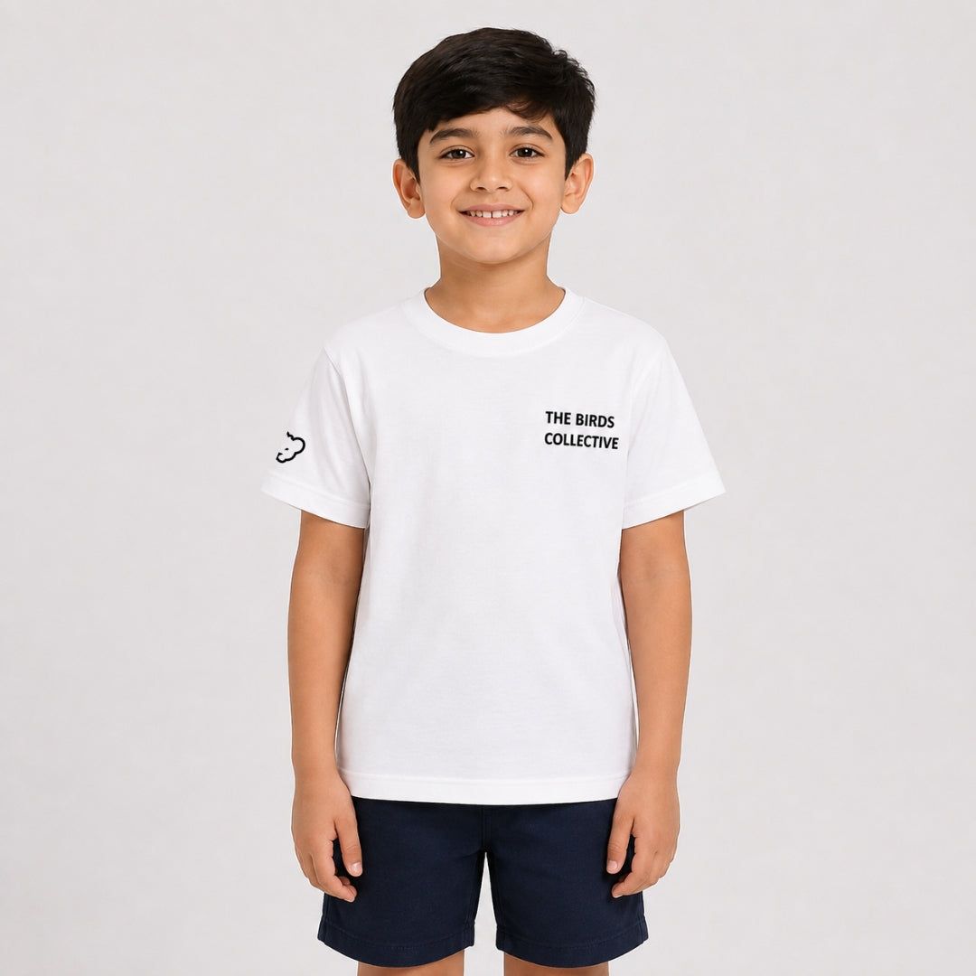 The Bird Back Print T shirt for Kids