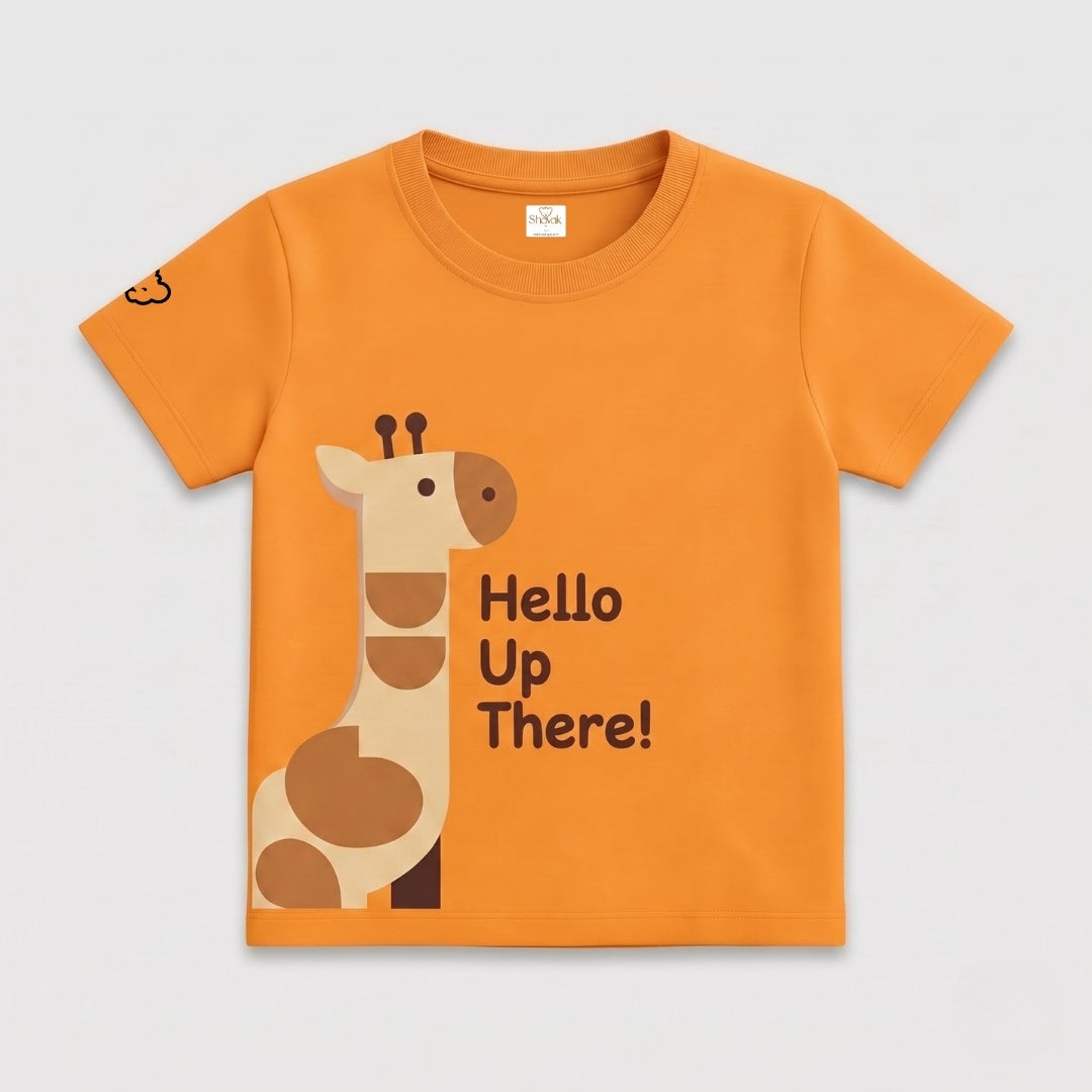 Giraffe Half T shirt for Kids