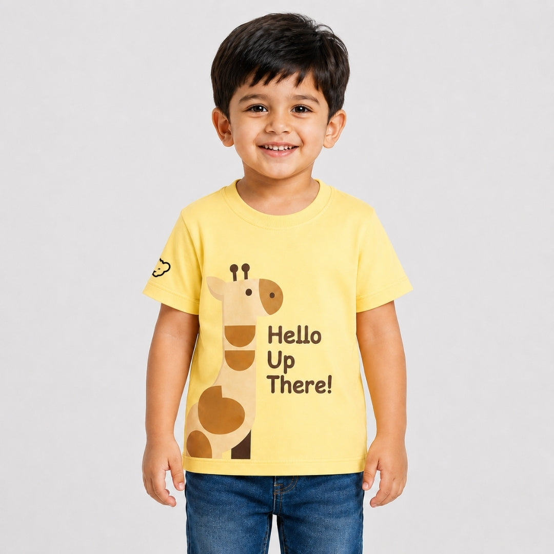 Giraffe Half T shirt for Kids