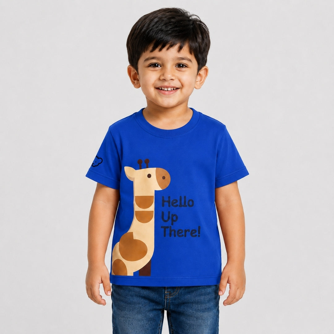 Giraffe Half T shirt for Kids