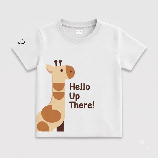 Giraffe Half T shirt for Kids