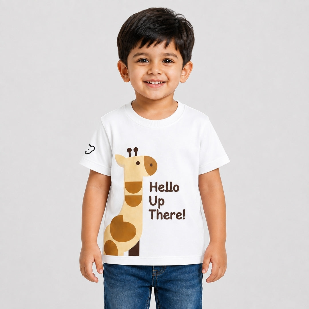Giraffe Half T shirt for Kids