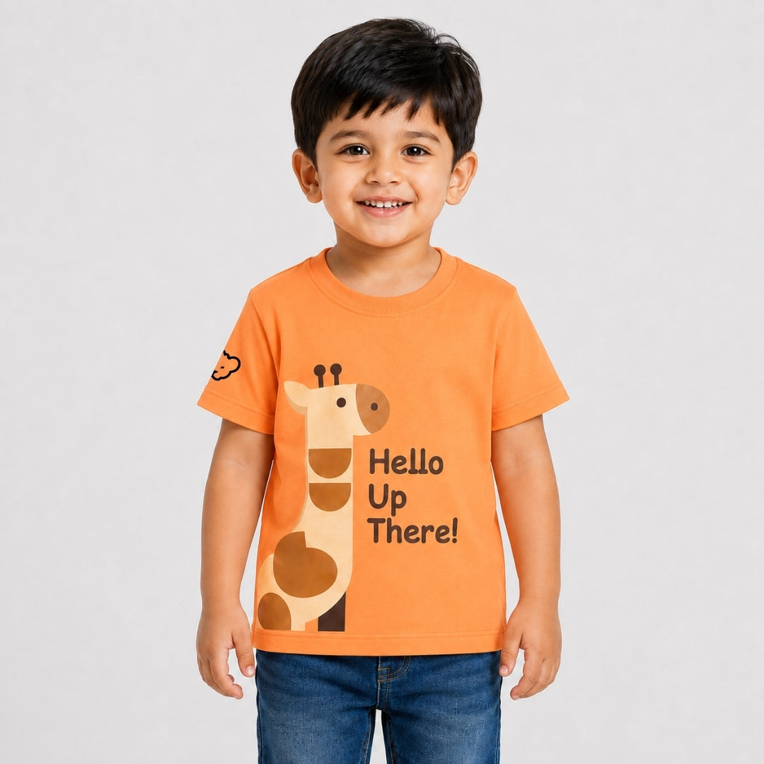 Giraffe Half T shirt for Kids