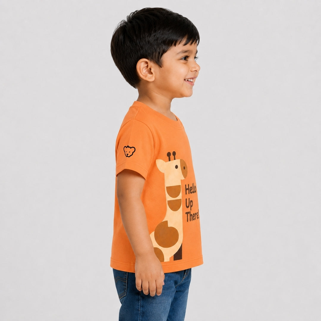 Giraffe Half T shirt for Kids