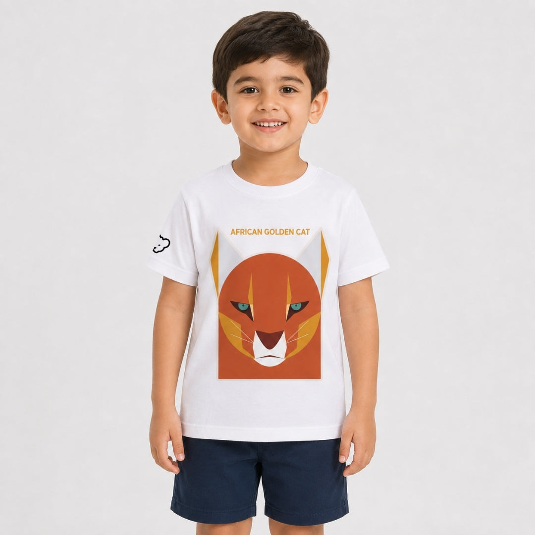 African Cat T Shirt for Kids