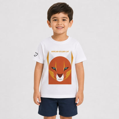 African Cat T Shirt for Kids