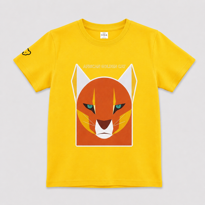 African Cat T Shirt for Kids