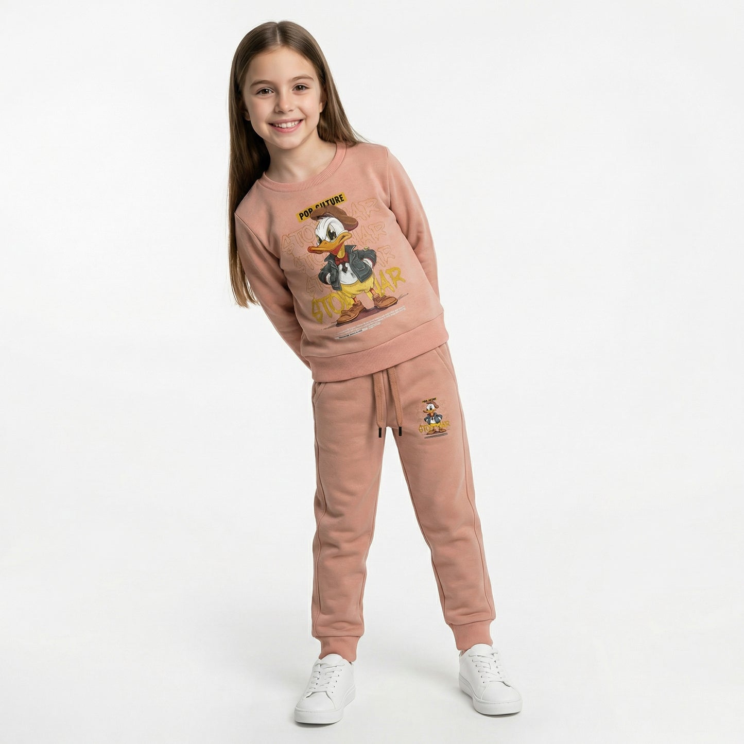 Premium Winter Fleece Kids Set – Duck Edition