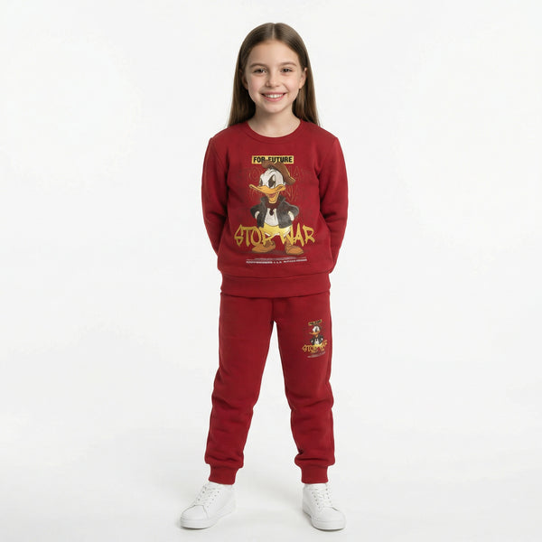 Premium Winter Fleece Kids Set – Duck Edition