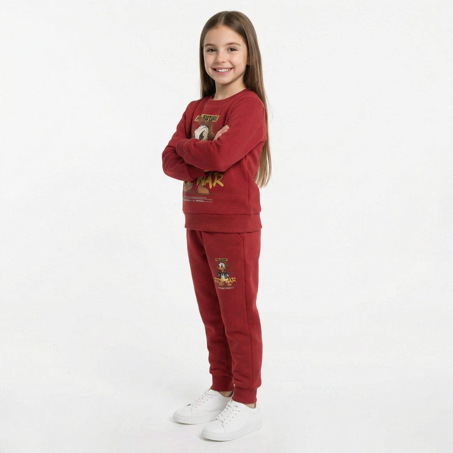 Premium Winter Fleece Kids Set – Duck Edition