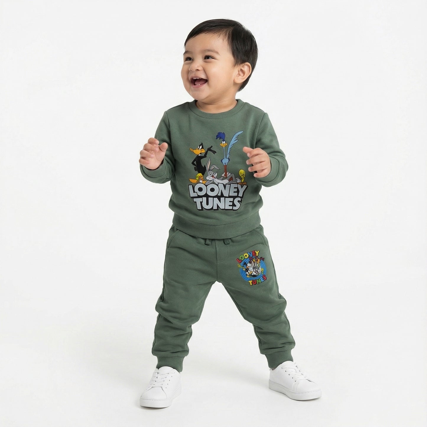 Looney Tunes Kids Winter Cotton Fleece Co-ord Set